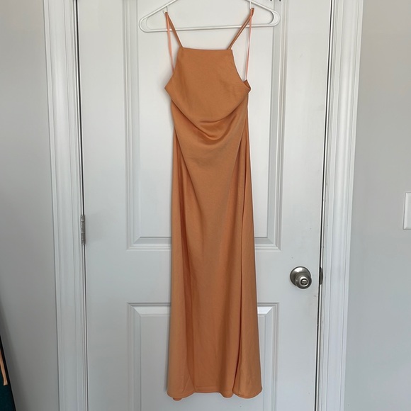 Sage The Label Apricot Midi Slip Dress Size XS - Picture 3 of 5